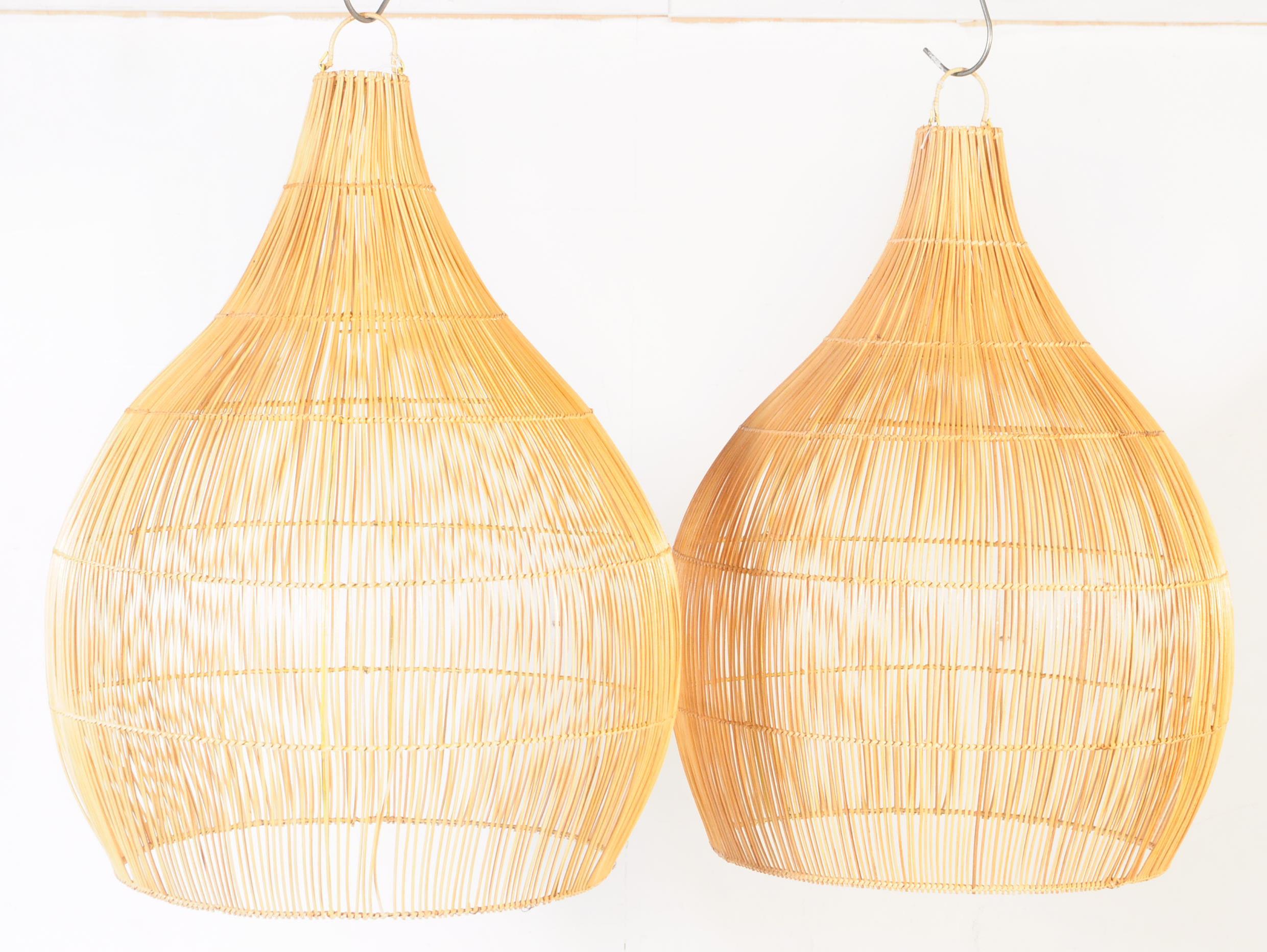 RETRO BAMBOO / WICKER CEILING / STANDARD LAMP LIGHT SHADE