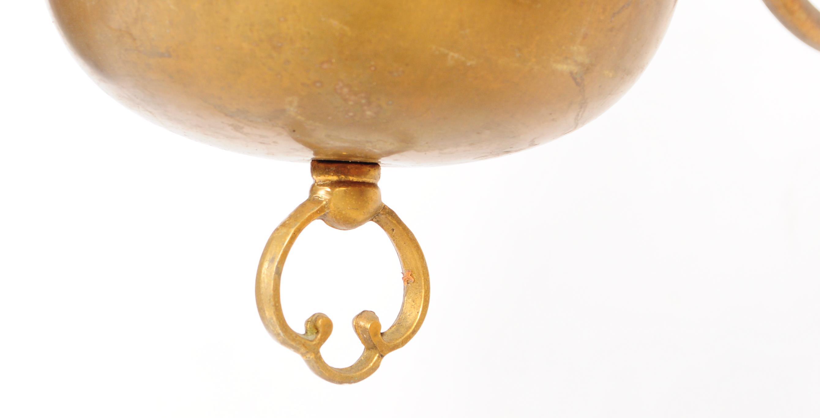 20TH CENTURY DUTCH BRASS EIGHT ARM CHANDELIER - Image 4 of 7