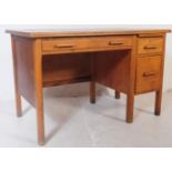 VINTAGE 20TH CENTURY OAK MINISTRY OF DEFENCE OFFICE DESK