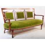 REGENCY 19TH CENTURY ROSEWOOD MARQUETRY SOFA SETTEE