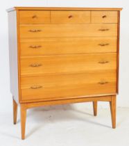 MID 20TH CENTURY ALFRED COX TEAK CHEST OF DRAWERS