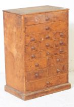 19TH CENTURY VICTORIAN PINE WATCHMAKERS CHEST