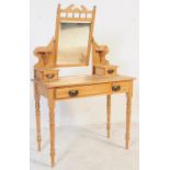 19TH CENTURY VICTORIAN DUCHESS PINE WOOD DRESSING TABLE