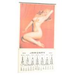 ORIGINAL NUDE MARILYN MONROE 1955 CALENDAR