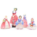 EARLY 20TH CENTURY ROYAL DOULTON HAND PAINTED FIGURINES