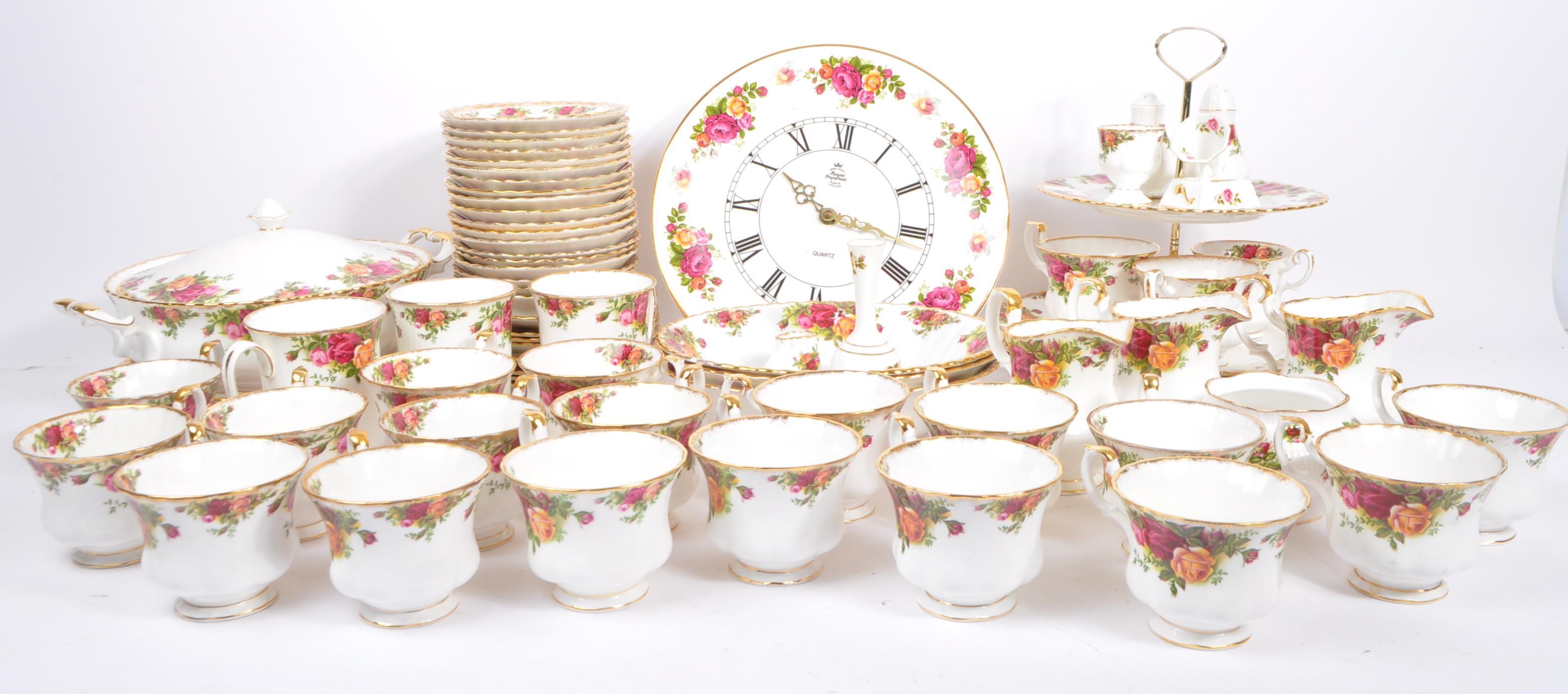 ROYAL ALBERT OLD COUNTRY ROSES CHINA TEA & DINNER SERVICE