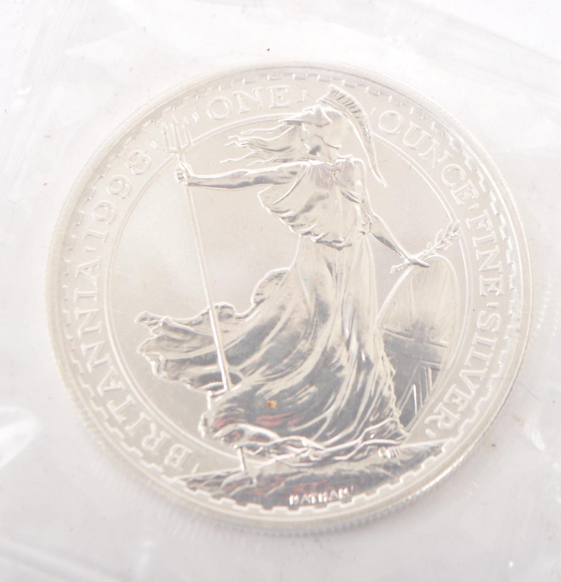 THREE SILVER PROOF COINS - TWO POUND - PIEDFORT - Image 6 of 7
