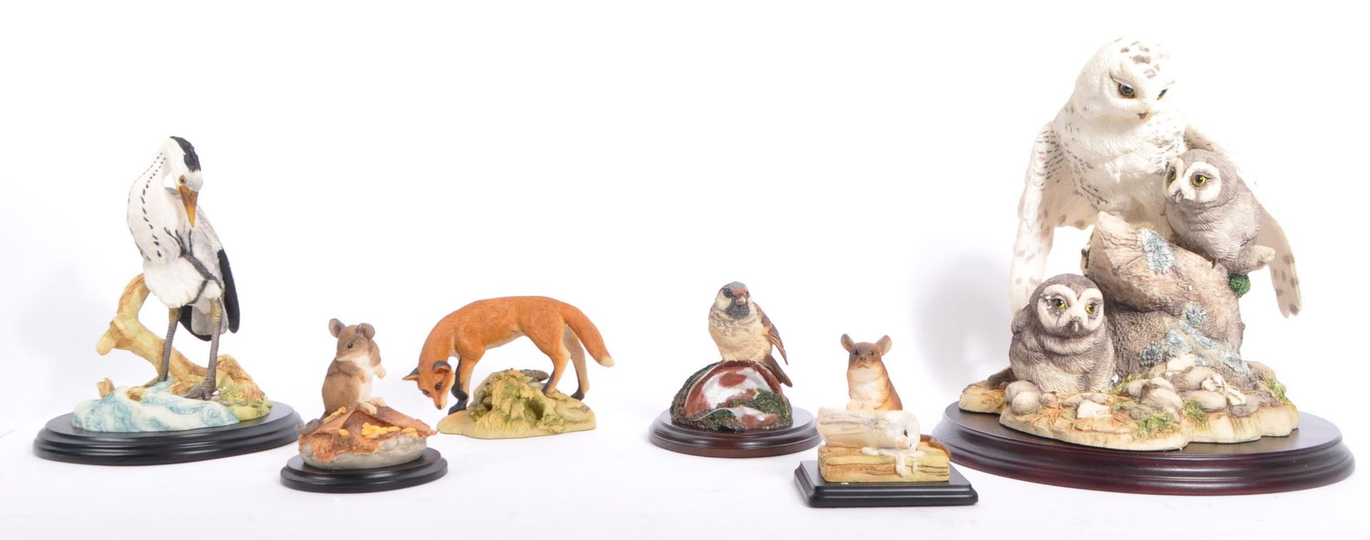 COLLECTION OF VINTAGE TEVIOTDALE RESIN ANIMAL FIGURES - Image 6 of 7