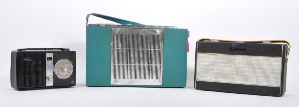 THREE MID CENTURY PORTABLE RADIOS - ULTRA - ROBERTS - CROWN