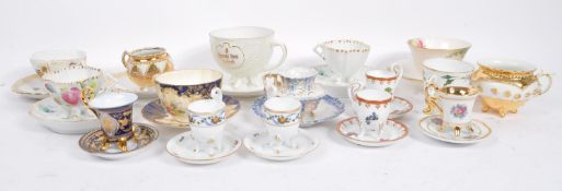 COLLECTION OF TEACUPS - DOULTON - WORCESTER