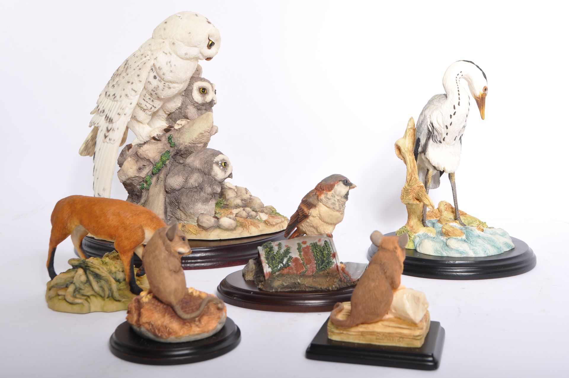 COLLECTION OF VINTAGE TEVIOTDALE RESIN ANIMAL FIGURES - Image 2 of 7