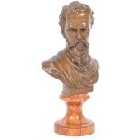 GRAND TOUR PIECE MICHELANGELO BRONZE BUST