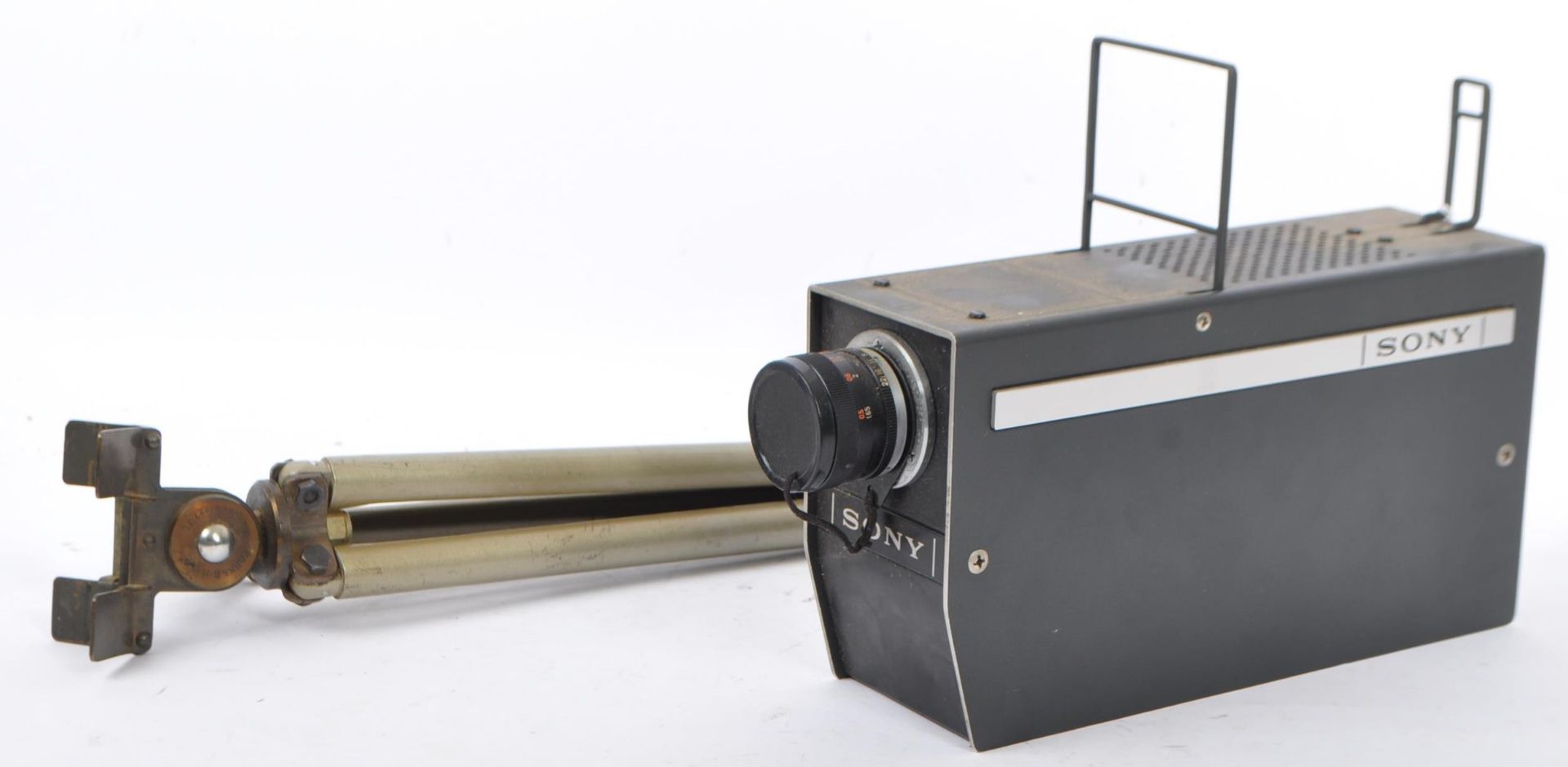 1966 VIDEO CAMERA WITH TAMRON TELEVISION LENS BY SONY CORP