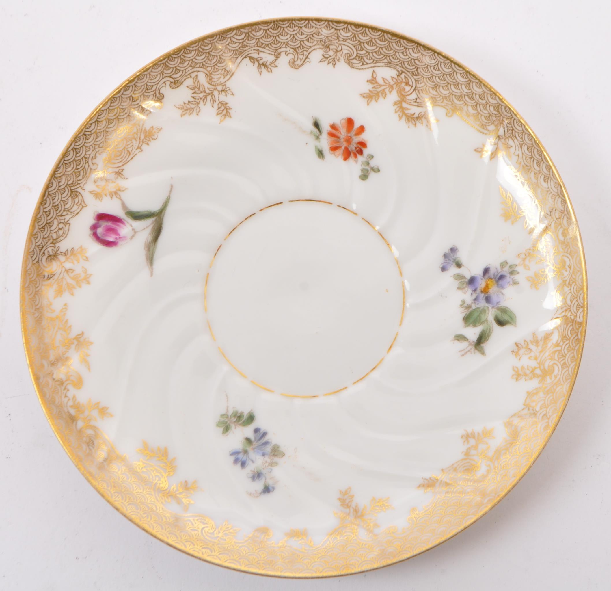EARLY 20TH CENTURY HAND PAINTED LIMOGES CHINA TEA SERVICE - Image 4 of 5