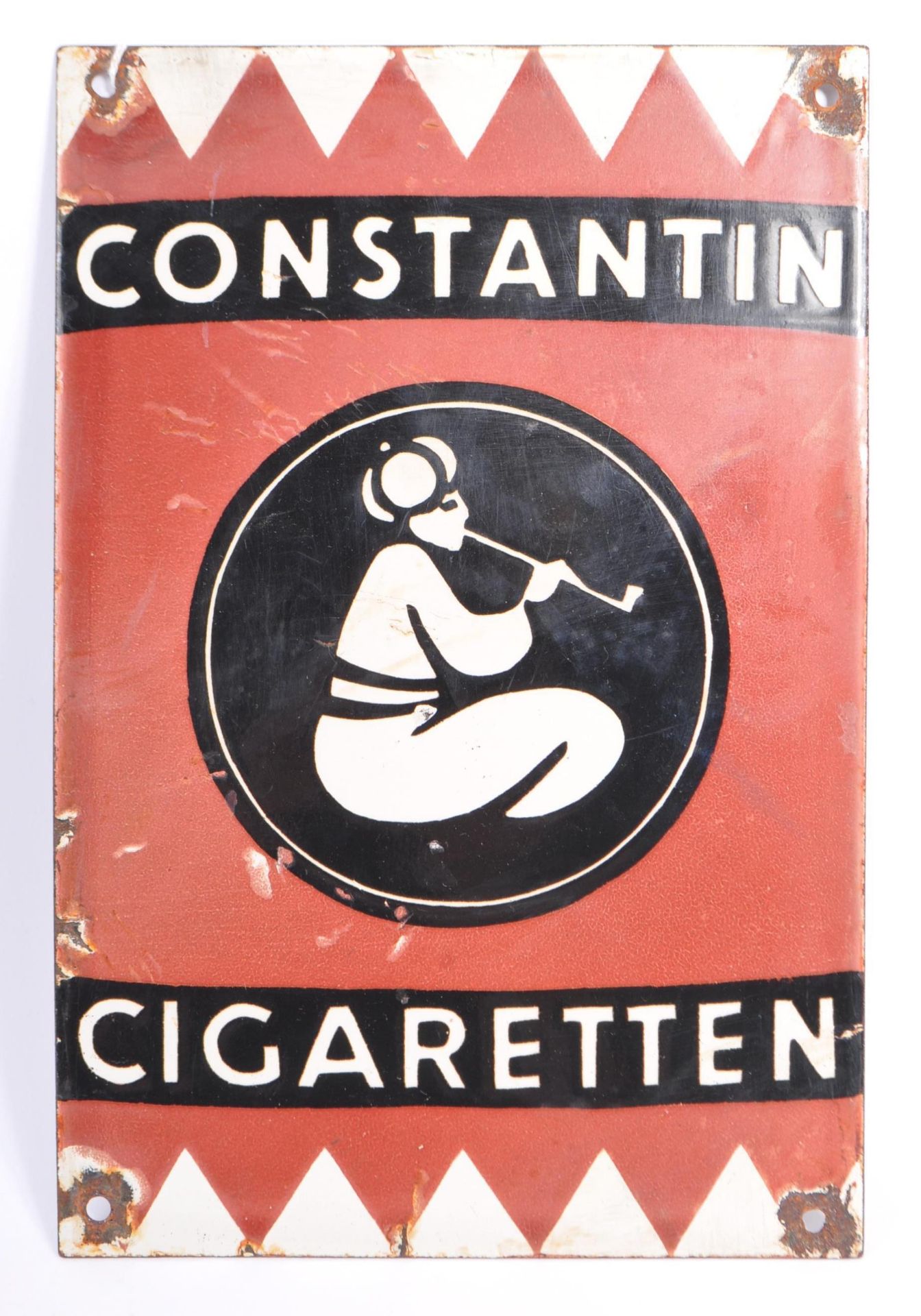 COLLECTION OF THREE 20TH CENTURY ENAMEL & STEEL WALL SIGNS - Image 5 of 6