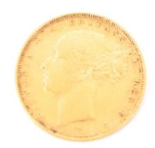 1882 QUEEN VICTORIA 22CT GOLD FULL SOVEREIGN COIN