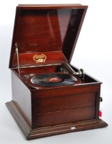 VINTAGE PORTABLE WIND UP GRAFONOLA GRAMOPHONE BY COLUMBIA