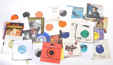 COLLECTION OF 45 RPM VINYL SINGLE RECORDS