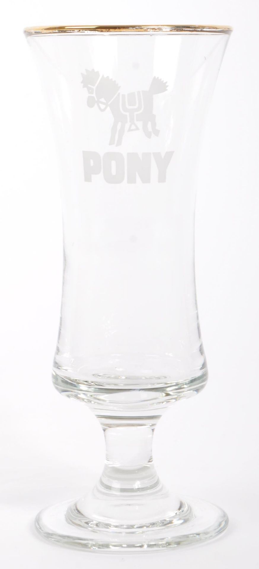 COLLECTION OF VINTAGE 20TH CENTURY PONY DRINKING GLASSES - Bild 2 aus 4