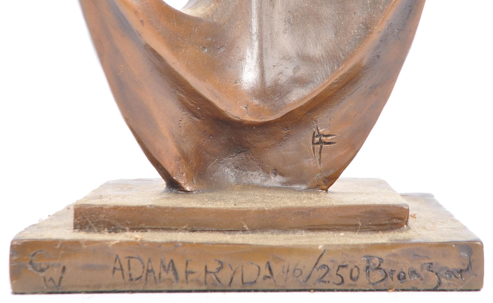 20TH CENTURY BRONZART BRONZE FEMALE FIGURE SCULPTURE - Image 5 of 5