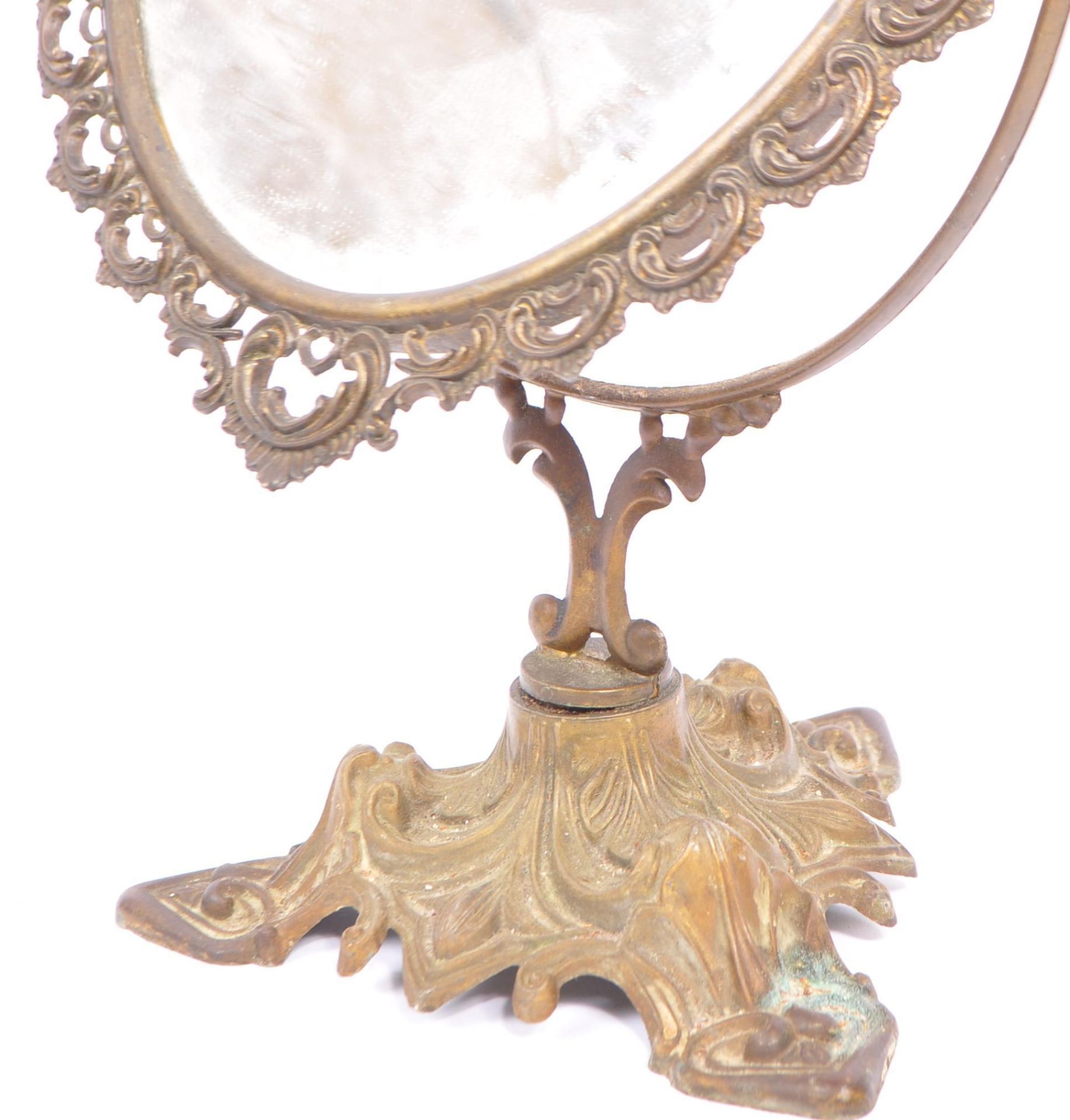 EARLY 20TH CENTURY FRENCH ROCOCO STYLE FREE STANDINGH MIRROR - Image 3 of 5