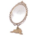 EARLY 20TH CENTURY FRENCH ROCOCO STYLE FREE STANDINGH MIRROR