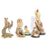 COLLECTION OF TEVIOTDALE HANDMADE RESIN SCULPTURES