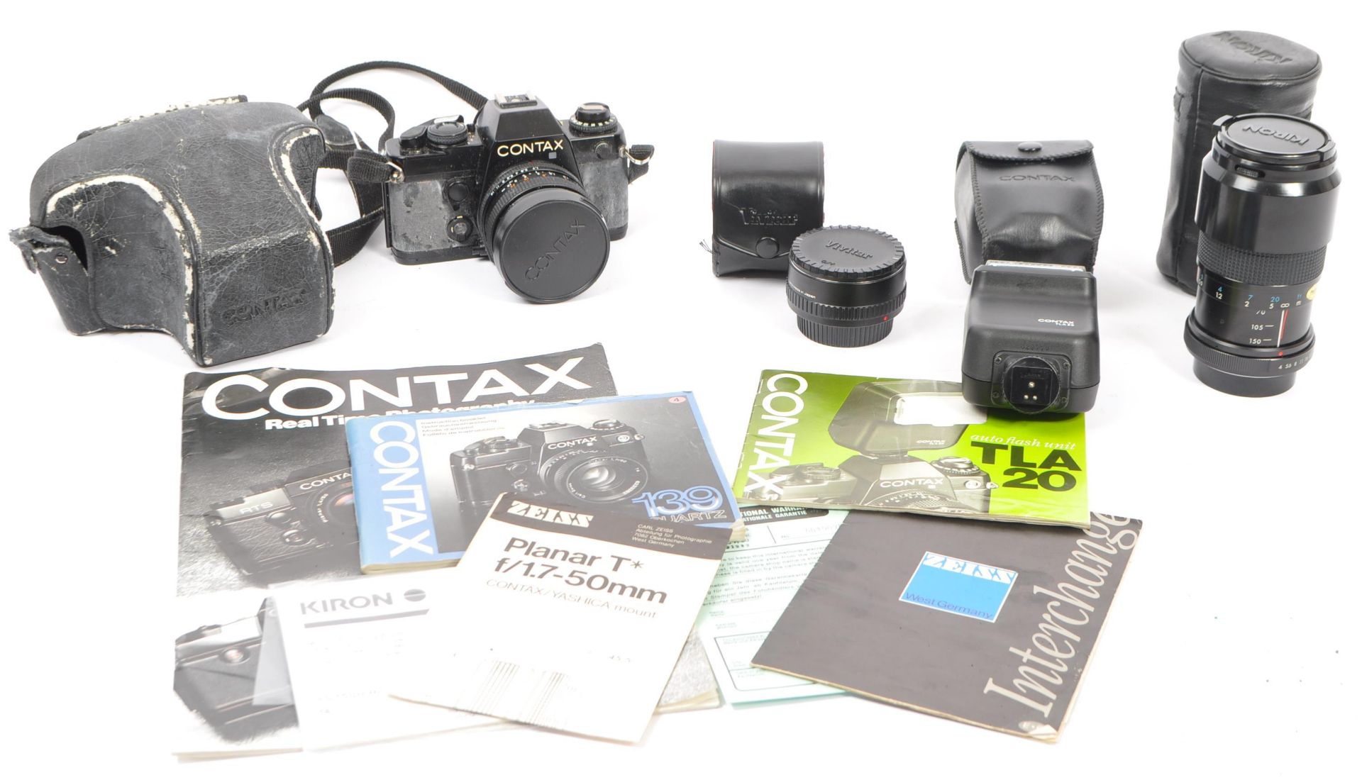 20TH CENTURY CONTAX 139Q 35MM SLR WITH LENSES