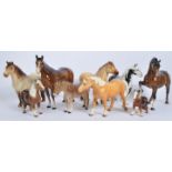 COLLECTION OF VINTAGE 20TH CENTURY CERAMIC HORSE FIGURES