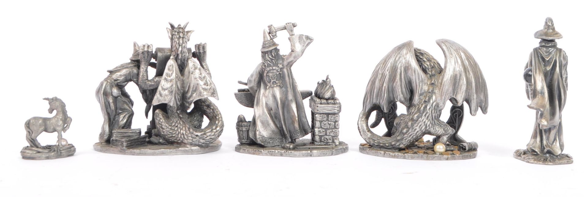 FIVE PEWTER TOLKIEN FIGURINES BY WAPW / SC WARD & SC RILEY - Image 4 of 7