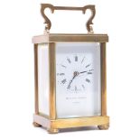 20TH CENTURY MATTHEW NORMAN BRASS CARRIAGE CLOCK