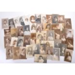 COLLECTION OF 20TH CENTURY FEMALE SOCIAL HISTORY POSTCARDS