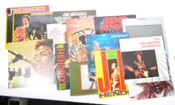 COLLECTION OF JIMI HENDRIX LONG PLAY 33 RPM VINYL RECORD ALBUMS