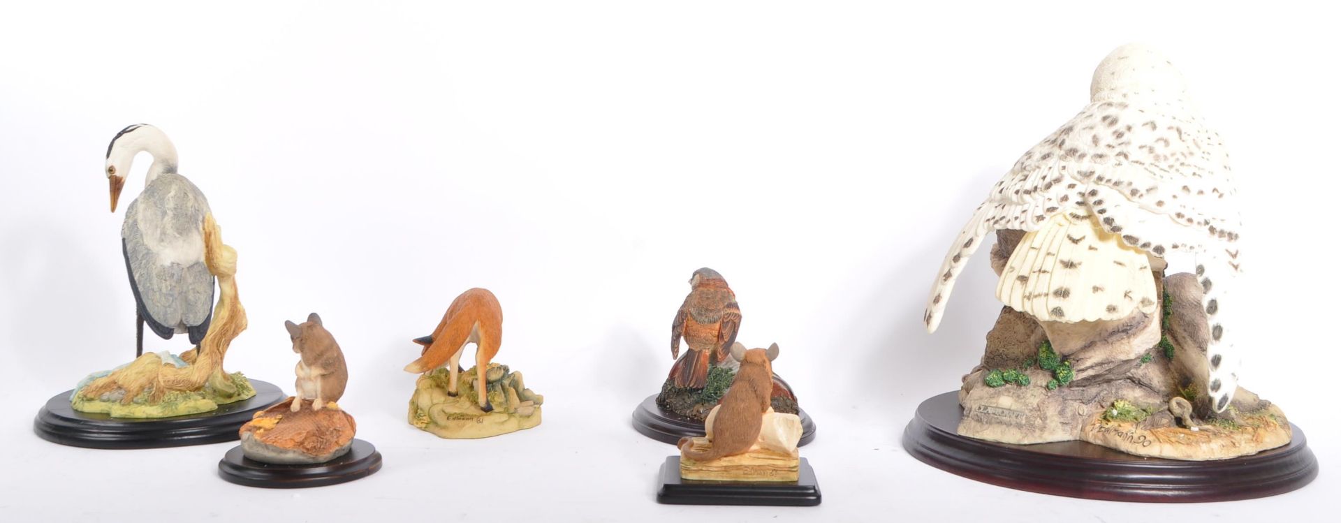 COLLECTION OF VINTAGE TEVIOTDALE RESIN ANIMAL FIGURES - Image 7 of 7