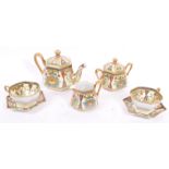 VINTAGE PATTERN TEA SERVICE BY NORITAKE