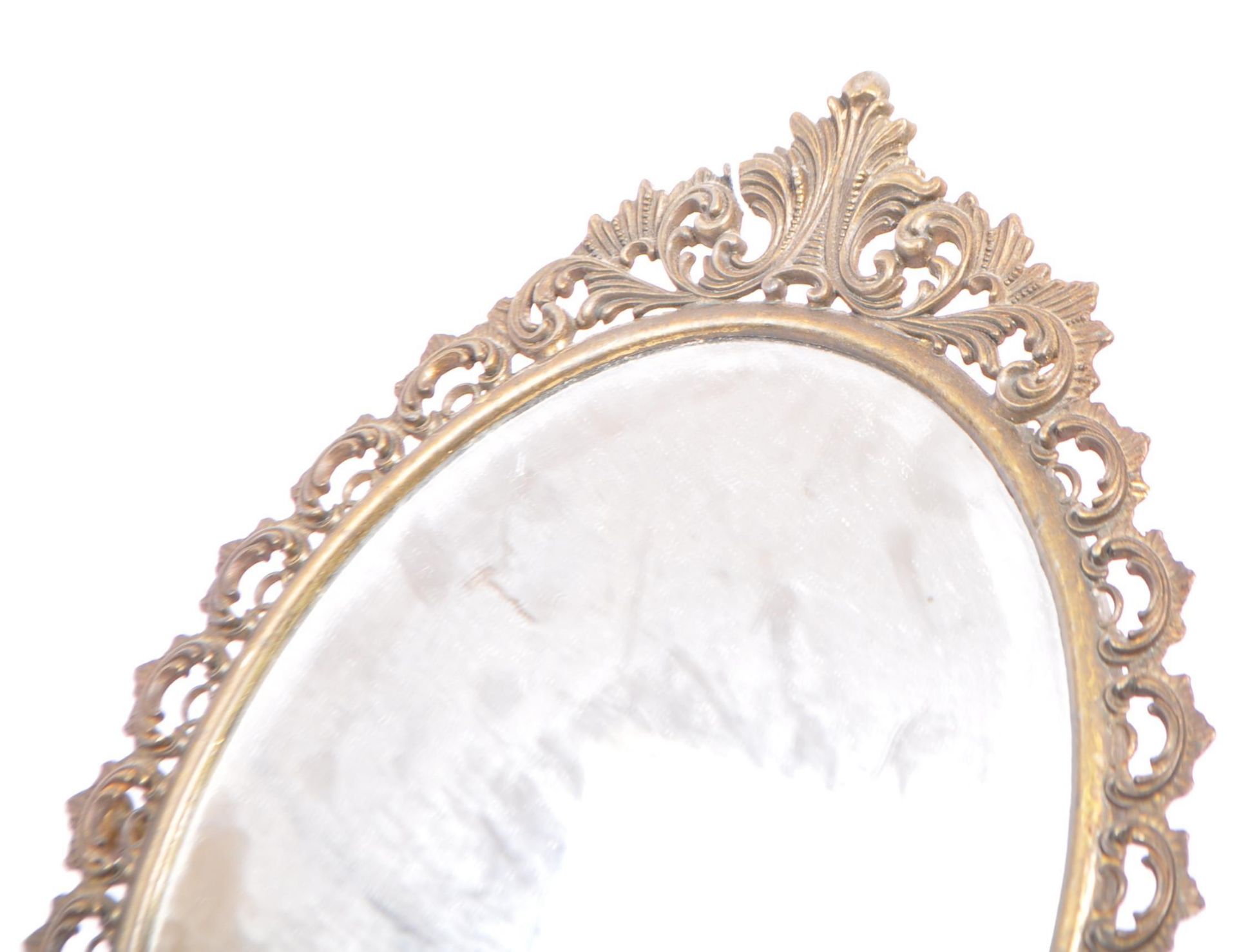 EARLY 20TH CENTURY FRENCH ROCOCO STYLE FREE STANDINGH MIRROR - Image 4 of 5