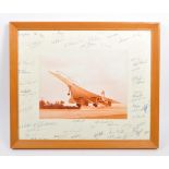 VINTAGE 20TH CENTURY PROMO PHOTO OF CONCORDE AIRCRAFT