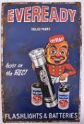 EVEREADY - POINT OF SALE SHOP ADVERTISING ENAMEL SIGN