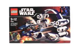 LEGO - STAR WARS - 7661 - JEDI STARFIGHTER WITH HYPERDRIVE BOOSTER RING
