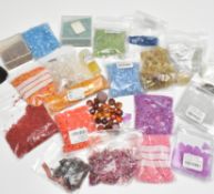 COLLECTION OF JEWELLERY MAKING BEADS