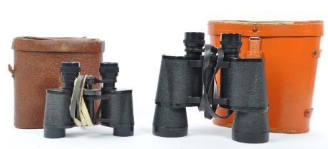 ZENITH & ELLGEE CASED VINTAGE 20TH CENTURY BINOCULARS