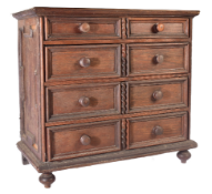 18TH CENTURY COMMONWEALTH BLOCK FRONTED CHEST