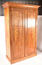 LARGE 19TH CENTURY VICTORIAN SATIN BIRCH LINEN PRESS