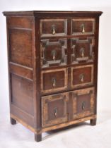 19TH CENTURY GEOMETRIC COMMONWEALTH CHEST OF DRAWERS