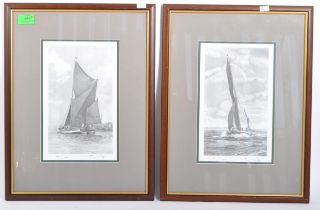 AFTER JOHN S GIBB: LIMITED EDITION PRINTS OF SAIL BOATS