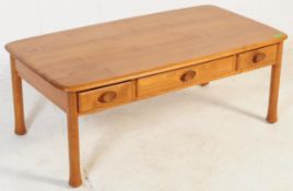 MID CENTURY ERCOL 1960S BLOND ELM COFFEE TABLE