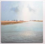 CONTEMPORARY CAROLINE RICHMOND BEACH LANDSCAPE PRINT