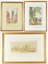 COLLECTION OF THREE MID CENTURY WATERCOLOUR PAINTINGS