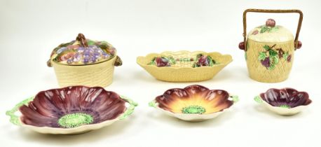 SHORTER & SONS - COLLECTION OF ANEMONE & BASKET CERAMICS