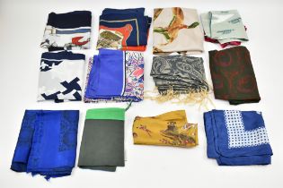 COLLECTION OF VINTAGE SILK SCARVES - INCL. LIBERTY, BAHREIN ETC